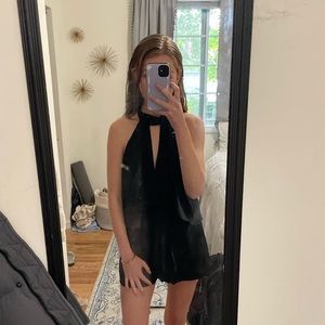 Mustard Seed High Neck Black Romper